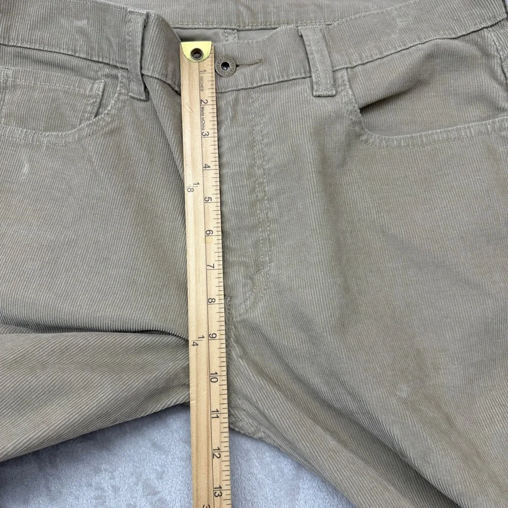 Levi's 511 Pants Mens 36x30 Tan Khaki Corduroy Skinny Casual Streetwear Trousers